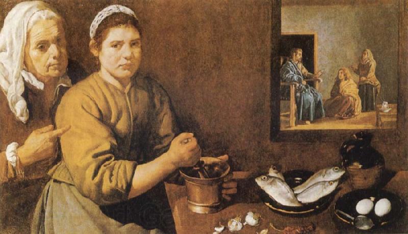 Diego Velazquez Christ in the House of Martha and Mary